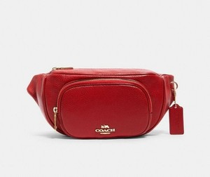 red coach belt bolsa