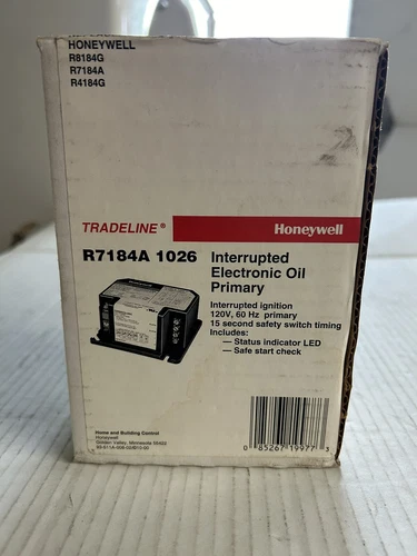 NEW OEM IN Box R7184A 1026 TRADELINE HONEYWELL Oil Primary R7184A1026