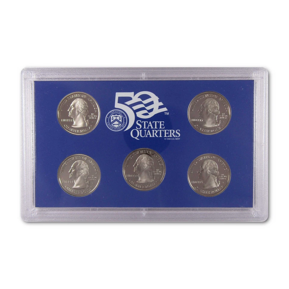 2006 State Quarter Clad Proof Set U.S. Mint Packaging OGP COA - Image 3 of 4