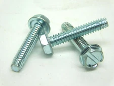 (100 PACK!) #10-24 x 1" Hex-Washer Head Type F Thread Cutting Screws NH
