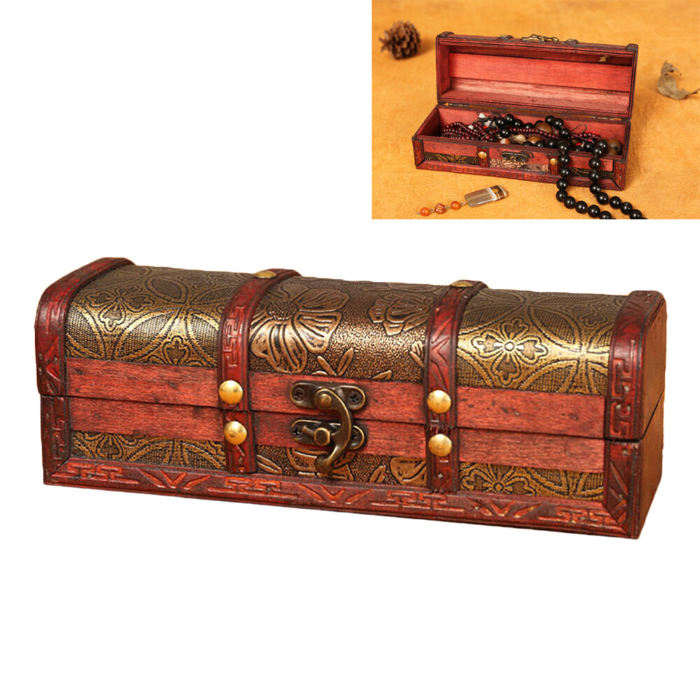 Wood Treasure Chests Piggy Banks for Kids Jewelry Storage Box eBay