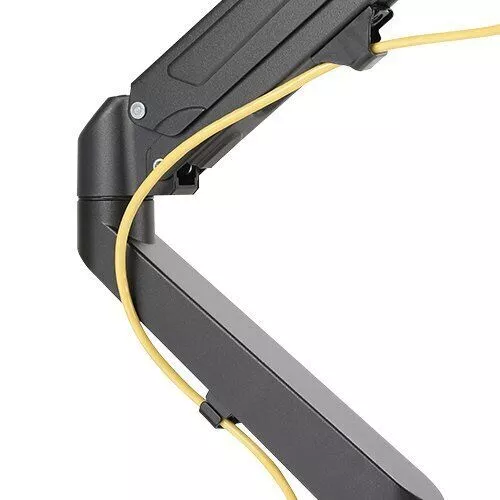 DUAL ARM TV LCD MONITOR DESK MOUNT BRACKET ARTICULATING SWIVEL GAS SPRING - Image 4 of 4