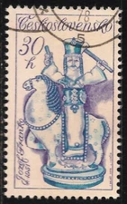 Czechoslovakia #2213 VF USED - 1978 30h Janosik on Horseback, by Jozef Franko