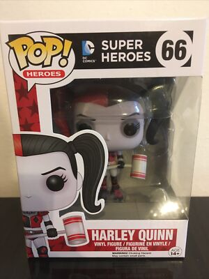 Funko Pop! VAULTED DC Super Heroes Harley Quinn #66 Vinyl Figure 100% ORIGINAL