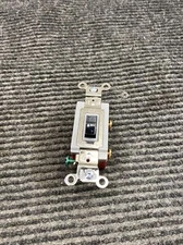 Heavy Duty Industrial Grade, Toggle Switch, Single Pole, 20A 120/277V HBL1221BK