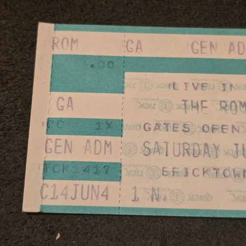 Vintage The Romantics Concert Ticket Unused July 2 1994 Bricktown Oklahoma City - Picture 2 of 10