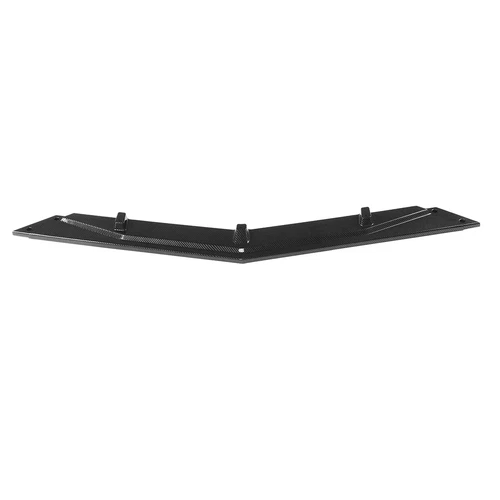 V Style Front Bumper Lip Splitter For Chevrolet Malibu LT 19-21 Carbon Fiber ABS - Picture 4 of 9