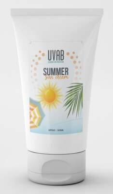 UVAB LSF50 LSF25 Sommer-Sonnencreme für Gesicht & Körper. Breitspektrum wasserdicht.