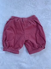 Janie And Jack Pink Corduroy Bloomers Size 12-18 Months Shorts Layette