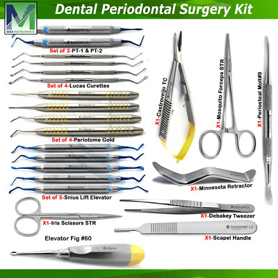 Dental Luxating Elevators PDL Periotome Luxation Root Extracting Extraction Tool