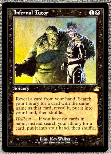 Magic: The Gathering - Infernal Tutor (Tutore Infernale) - Carta Singola Dall'espansione Dissension (Rara)