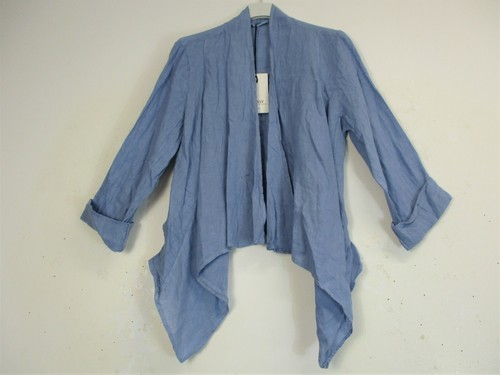 LAGENLOOK 100% LEINEN JACKE IN 6 FARBEN, ONE SIZE: Regular to Fit GR. 10-14 - Bild 41 von 48