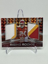 Skyy Moore 2022 Spectra Rising Rookie Neon Orange /10 3 Color Patch Chiefs 🔥(B)