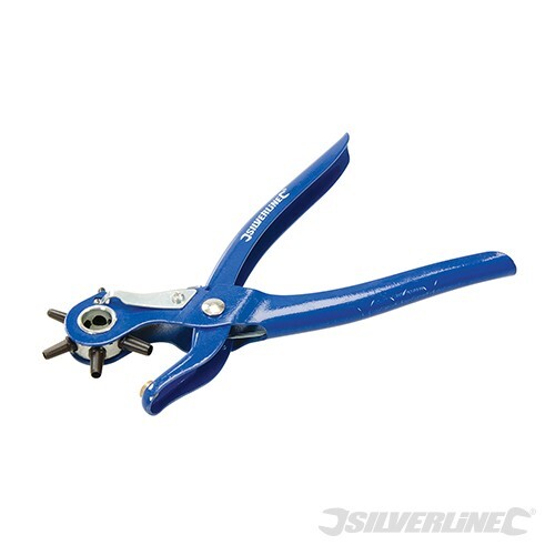Silverline Punch Pliers 2, 2.5, 3, 3.5 4 & 5mm Punch Sizes 200mm Overall  588767