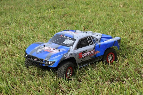 2pcs Red & Bule Color Truck Car Body for Traxxas Slash 1/10 4x4 VXL Shell - Picture 3 of 12