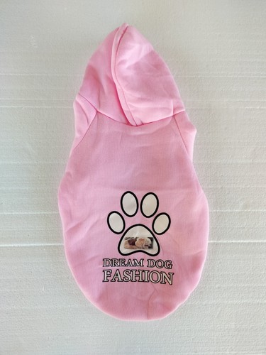 Dream Dog Soft Sweatshirt Clothes for Small Pet Cat Dog XS-2XL Free Water Bowl - Picture 11 of 12