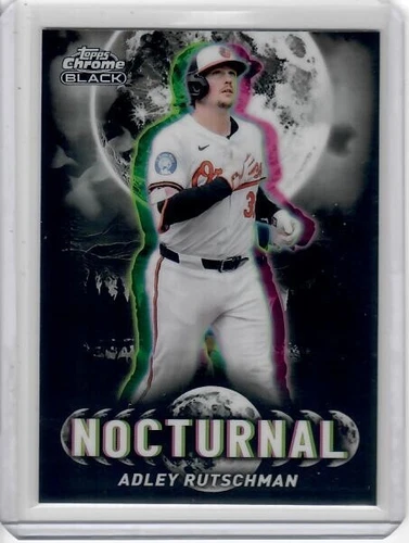 2025 Topps Chrome Black ADLEY RUTSCHMANN Case Hit Nocturnal SSP