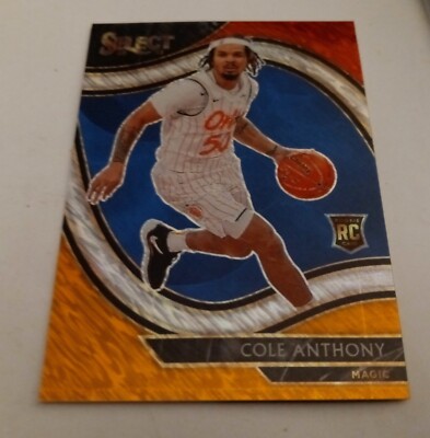 2020-21 Select Cole Anthony Courtside Red White Orange Shimmer