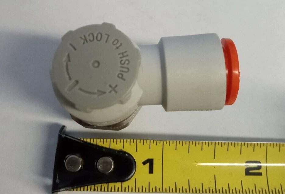 SMC AS3201F-N03-11SA 3/8"x3/8" push-to-connect speed controller **5-pack** - Image 2 of 3