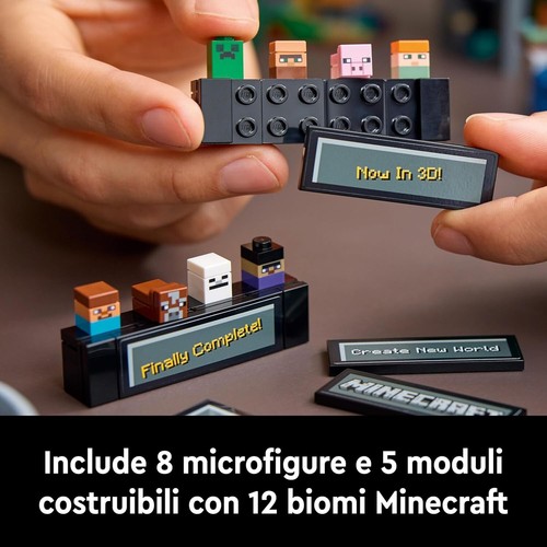 LEGO MINECRAFT BANCO DA LAVORO 21265 ORIGINALE - Foto 6 di 9