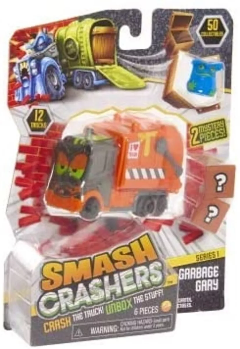 Smash Crashers - Crash The Trucks Toy Review 