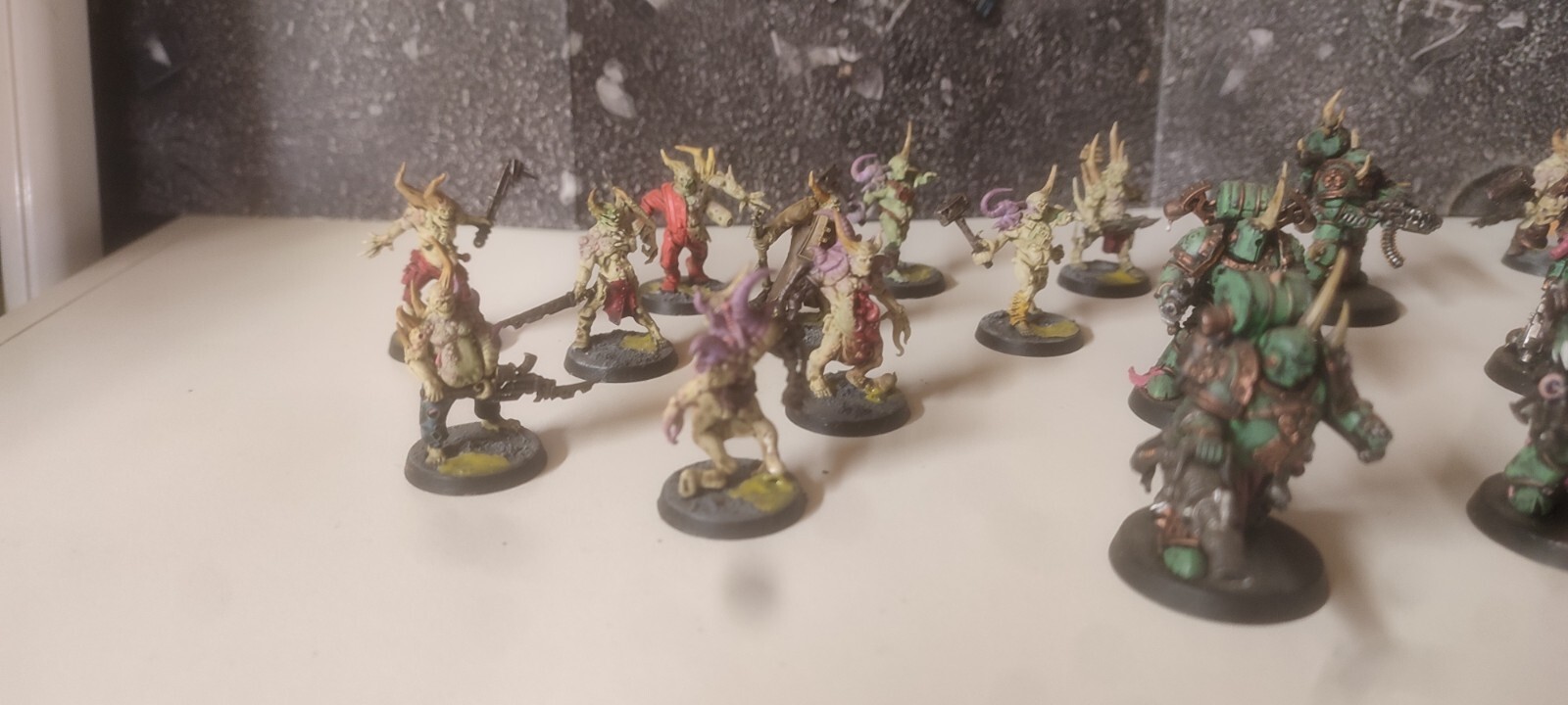 warhammer 40k death guard and Pox walkers army job lot