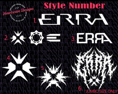 ERRA Custom Decal Vinyl Stickers