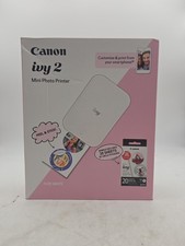Canon IVY Mini 2nd Gen Photo Printer Bluetooth ZINK Technology White PV-223-PW