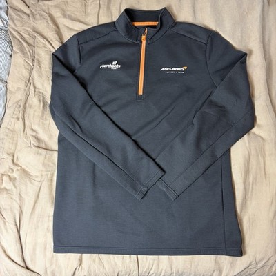 McLaren Formula One 1 Team Sweatshirt Mens XL F1 Racing Quarter Zip Arrow