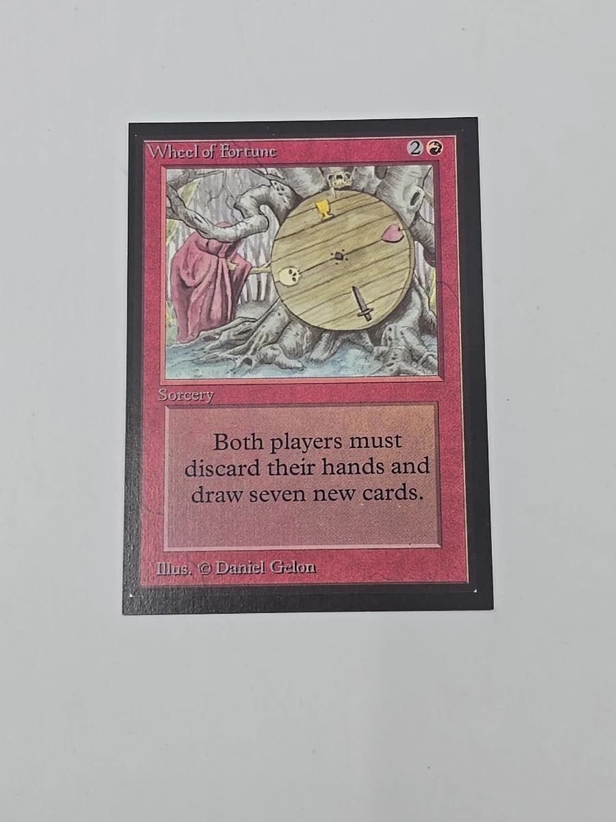 Wheel Of Fortune In Individual Magic: The Gathering Cards for sale