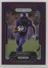 2024 Panini Prizm Draft Picks Purple Prizm 10/75 Emani Bailey #158 4g8