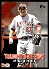 2022 Topps #WTTS-2 Mike Trout Welcome to the Show Los Angeles Angels