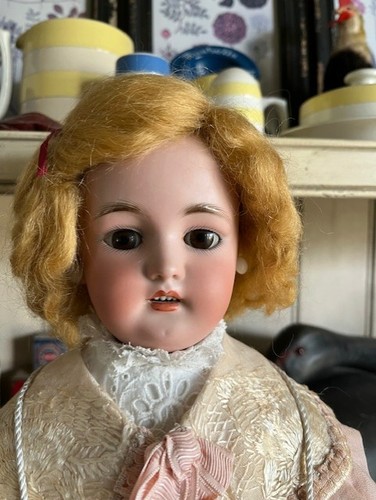 PERRUQUE 100% cheveux naturels T1 (18 cm) pour POUPÉE ANCIENNE