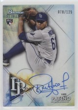 2021 Bowman Sterling Rookie Wave Refractor 78/125 Luis Patino Patiño Auto 0hj0
