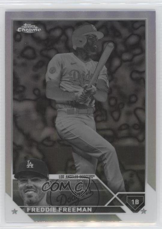 2023 Topps Chrome Negative Refractor Freddie Freeman #5 0m4q