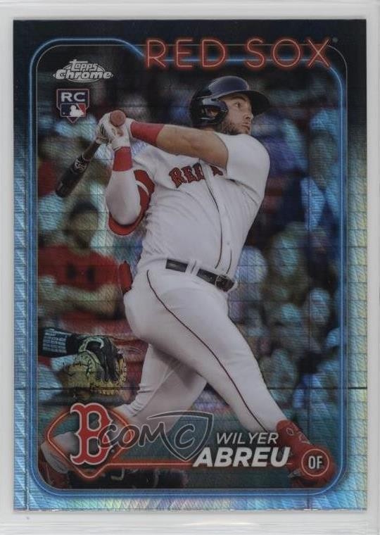 2024 Topps Chrome Prism Refractor Wilyer Abreu #165 Rookie RC