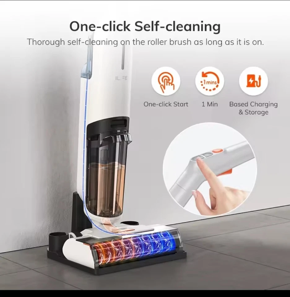 ASPIRAPOLVERE LAVAPAVIMENTI SENZA FILI, AUTOPULENTE, DOPPIO SERBATOIO ILIFE W90 - Imagen 4 de 4