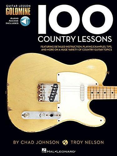 100 Country Lessons. Guitar Solo. Includes Audio Online: Guitar... - Various