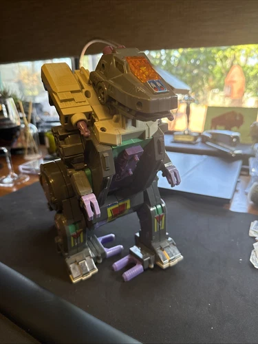 Transformers G1 Decepticon TRYPTICON Base WORKS! Hasbro Takara Vintage 1986