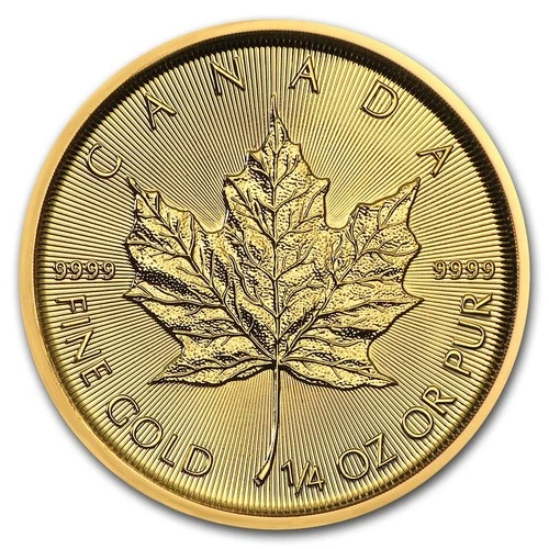2019 Canadian Gold Maple Leaf 1/4 oz — photo from the most recent tracked eBay sale