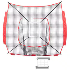 7 Ft. X 7 Ft. Baseball Softball Practice Net, Portable Baseball Training Net for