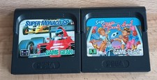 Sega Game Gear Lot Sega Game Pack 4 in 1 + Super Monaco GP  [EUR] Console *JRF