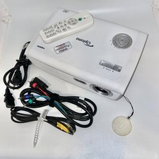 Optoma MT300 MovieTime DLP Projector 2400 Lumens 720p HDMI Remote Cables White