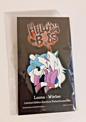 NEW Helluva Boss LOONA WINTER 2023 Rainbow Plated Pin SOLD OUT
