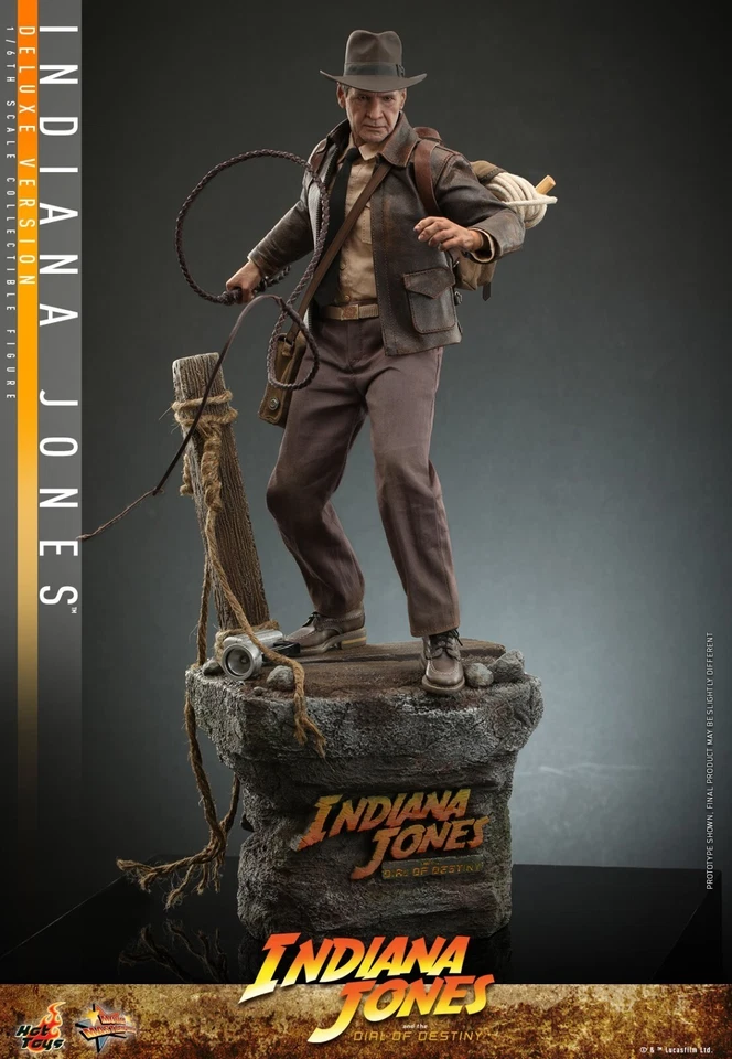 Nueva figura de acción de lujo Hot Toys MMS717 1/6 Indiana Jones the Dial of Destiny Foto 2 de 4