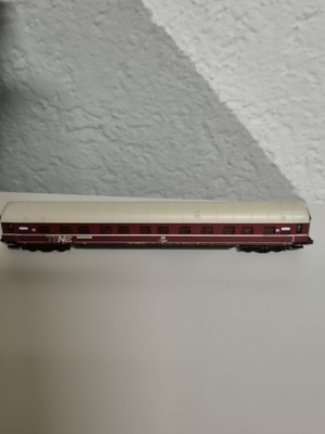 Minitrix 3089 Spur N - Schlafwagen, Gattung/Bauart WLABümh 33, rot, ''TEN''