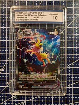 2021 Pokemon Jolteon VMAX Premium Collection SWSH184 Black Star
