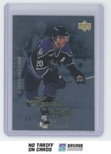 1999-00 Upper Deck Headed for the Hall Black Luc Robitaille 1/1 #HOF-12 Los