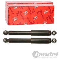 2X Trw Gasdruck StoßDÄMpfer Satz Hinten Passend FÜR Abarth 500 500C