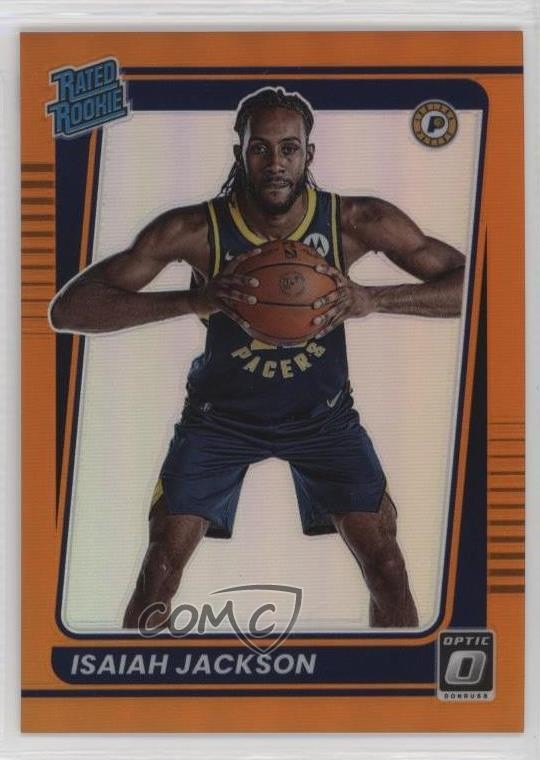 2021 Panini Donruss Optic Rated Rookie Orange Prizm /199 Isaiah Jackson #167 6ns